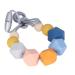 Baby Teething Chew Grade Safe Vibrant Colors Portable Necklace Food Silicone Teether 1 (Style 2) - Buy Online on GoSupps.com