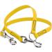 BioThane Dog Coupling Leash - 0.3m Golden Yellow Adjustable Width for Two Dogs | Durable & Stylish Pet Accessory - Buy Online on GoSupps.com
