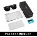 BangLong Polarized Sports Sunglasses for Men and Women - Black/Grey Designer Style - Buy Online on GoSupps.com