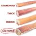 Bully Bunches Premium 6 Inch Monster Odour-Free Bully Sticks for Medium & Large Dogs - Long Lasting Chew Bones - All Natural & Single Ingredient 100% Beef Dog Treat Rawhide Alternative (8 Pk) 6 Inch 8 Pack - Buy Online on GoSupps.com