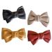 4 Pieces PU-leather Hair Bow Clip Bow Hair Clips Hair Bow Alligator Clips Bow Hair Barrettes Handmade Knot Bow Barrettes Hair Pin Hair Bows Barrette Hair Accessories for Women