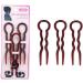 3Pcs U-Shaped Hairpin - Women s Plastic French Bobby Pins | Quick Styling Tools & Accessories - Buy Online on GoSupps.com