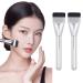 SHANPIN Flat Foundation Brush for Liquid Makeup Makeup Brush Professional One-line Covered Flat Brush Ultra-thin Lightweight Beauty Tools Men Women
