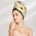 Watercolor Bee Honey Microfiber Hair Towel - Super Absorbent Coral Velvet Wrap for Long Curly & Thick Hair - Quick Dry Hair Cap for Women - Buy Online on GoSupps.com