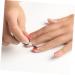 Healeved Nail Tips Transfer Manicure Diy Art Nail Tips Decorations Glue Holographic Nail Stickers Nail Art Foil Glue Nail Foil Sticker Glue Nail Gel Polish Glue Artificial Nails Repair Glue 7*3.3*1cm Black - Buy Online on GoSupps.com