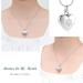 Paw Print Pet Heart Urn Necklace - Memorial Keepsake Jewelry for Pet Ashes - Buy Online on GoSupps.com