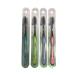 1 Pc Manual Toothbrush - Charcoal Tooth Brush | Ergonomic Manual Charcoal Tooth Brush with Soft Bristles relible Soft Bristle Toothbrush Charcoal Toothbrush for Travel 19cm Random Color