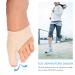 Hallux Valgus Correction Bandage & Gel Pad - Day & Night Toe Separator Socks for Hammer Toe Relief - Buy Online on GoSupps.com