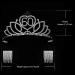 YZHSTONE Women 60th Birthday Queen Crown - Black Metal Rhinestone Crystal Tiara for Princess Costume Prom Queen, 2.5 Tall - Buy Online on GoSupps.com