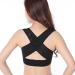 Retasica Ladies Women Adjustable Shoulder Back Posture Corrector Chest Brace Support Belt-Black-L