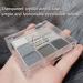 Miniling 9 Colors Smokey Grey Eyeshadow Palette - Highly Pigmented Mattes & Shimmers | Long Lasting Waterproof Eye Shadow Makeup Palette with Brush - Buy Online on GoSupps.com
