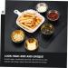 Zerodeko Mini Food Soy Sauce Dish 2pcs Seasoning Dish Soy Sauce Ketchup Stainless Steel Soybean Stainless Steel Bowl Sauce Bowls 8.3X8.3X2.8CM Assorted Color - Buy Online on GoSupps.com