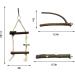 EBaokuup Bird Parrot Perch Stand Set - Natural Wood 10PCS Branch Fork Perch Rod Stand for Pet Birds - Ideal for Budgies, Cockatiels, Conure, Lovebirds - Buy Online on GoSupps.com
