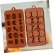 HOMSFOU 15 Molder Mold for Chocolate Mold Non-Stick Mold Cartoon Animal Mold Silicone Molds Candy Molds Silicone Cake Molds Baking Small Animals Bakeware Fudge Biscuit medium Brown - Buy Online on GoSupps.com