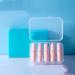 Ear Plugs Cotton earplugs Anti-Noise Sound Insulation and Noise Reduction Student Sleep earplugs Ear Plugs (Color : Pink 5 Sets+Blue 5 Sets)