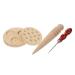 Clispeed 1 set aita form Handmade Moxa Tool Moxibusion Tools Moxa Maker DIY MOXA TURM MOXA Stick holder Wood Moxa Chip Moxa Needle Moxibustion Column Book Household
