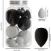 Makeup Sponge Set Soft Makeup Sponge Blender Sponges For Liquid Cream And Powder Powder Puff Long Lasting Beauty Sponge Wet & Dry Use For Women Black - Buy Online on GoSupps.com