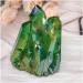 Room Decoration Green Electroplated Natural Crystal Cluster Specimen Raw Rock Quartz Flowers Aura Stones Gift Modern House Decor Great Choice for Home Decoration (Size : 300-400g) - Buy Online on GoSupps.com
