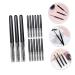 100 Pcs Eyelash Comb Set with Lids - Ideal Eyebrow Shaping & Lash Brushes for Women | Perfect Hair Line Combs - Buy Online on GoSupps.com