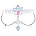 Bomine Rhinestone Mermaid Face & Chest Stickers - Festival Body Jewelry & Temporary Tattoos for Women/Girls - 2 Sets - Buy Online on GoSupps.com