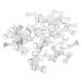 1 Set Buckle wrap Tape Fasteners Stretch Metal Clips Stretch Clips Fixing wrap Buckles Fixing Clamps Clips Replacement Elastic Fixed Buckle