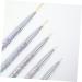 DOITOOL 2sets Nail Art Drawing Pen Liner Paint Nail Art Point Drill Nail Gel Nail Kit Nail Art Tools Nail Salon Supply Nail Detail Brush Alloy Pen Holder Transparent Handle Miniature - Buy Online on GoSupps.com