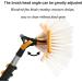 SN-XBDP Photovoltaic Panel Cleaning Brush 3.6M Telescopic Pole Photovoltaic Manual Cleaning Tool Special Water Spray Brush - Buy Online on GoSupps.com