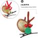 minkissy 3 Pairs Hairpin Children Christmas Headdress Reindeer Antler Hair Clips Xmas Antler Hair Clips Christmas Girls Hair Clip Deer Horn Hair Clips Elk Fabric Christmas Flower - Buy Online on GoSupps.com