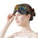 Rainbow Psychedelic Spiral Paisley Sleep Mask for Women | Adjustable Eye Shades with Elastic Strap Comfortable & Stylish Sleep Accessory - Buy Online on GoSupps.com
