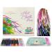 10 Colorful Hair Chalk Pens for Girls Women Temporary Hair Coloring Safe & Non-Toxic Washable Hair Dye Colourful Pens - Great Gift for Girls KK's (10 Chalk PEN+Comb+Glitters+Bag)