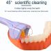 BHUEHSS 3 Sided Toothbrush for Adults | Soft Bristles | Travel-Friendly | Superior Oral Care - Buy Online on GoSupps.com