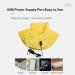Jacekee Heated Shoulder Pillow & Warmer Scarf - 3 Heat Levels Skin-Friendly Relief for Cramps & Back Pain | Yellow | International Shipping - Buy Online on GoSupps.com