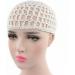 Handmade Women's Mesh Crochet Hair Net in Black - Sleep Cap Head Scarf Bonnet Snood Cover - Buy Online on GoSupps.com
