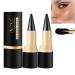 SHUOHONG 2 Pieces Women's Makeup Professional Makeup Eyeliner Waterproof Eye Pencil Intense Color Eyeliner Waterproof Eyeliner Easy and Precise Application Allday Wear Eye Liner (Black)