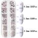 Nail Gems Flat Back Crystal Rhinestones 1500Pcs - Pink | Tweezer for Nail & Face Art Decoration - Buy Online on GoSupps.com