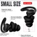 Reusable 3-Layer Sound-Proof Earplugs for Sleeping, Working, Concerts - Black - Buy Online on GoSupps.com