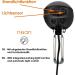 NEAN LED Dynamo Bicycle Light 30 Lux | Automatic & Parking Light | StVZO Approved Front Lamp - Black - Buy Online on GoSupps.com