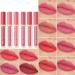 INTEROOKIE Matte Lip Glaze Longlasting matte lipstick for nonstick and nonfading lips Moisturizing formula for a flawless look Perfect for any occasion 10 - Buy Online on GoSupps.com