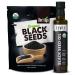 RAWYA Black Seeds + Black Seed Oil - USDA Organic Certified, Cold Pressed, Nigella Sativa, Cumin Seed Oil, Kalonji, Premium Quality, High Thymoquinone, Pure & Natural, 8.4 Oz + 16 Oz Seeds