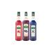 Set of 3 Mathieu Teisseire Syrups – Pink, Violet, Curacao the Blue, 70cl and 1L Bottles, Assorted Aperitif qui Détonne