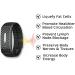 Matteo Ultrasonic Magnetic Lymph Drainage Wristband - Black | Body Shape & Detox Bracelet for Men and Women - Buy Online on GoSupps.com
