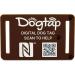 Buy DOGTAP Light Small - Intelligent NFC Dog Tag | 50x30mm Brown - International Shipping Available - Buy Online on GoSupps.com