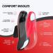 Plantar Fasciitis Arch Support Insoles for Men & Women | Heavy Duty Pain Relief Orthotics for Flat Feet | Upgrade Comfort for Work Boots | Black - Size M:10.9 (Men 8-9.5/Women 9-10.5 - Buy Online on GoSupps.com