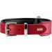 HUNTER BASIC Dog Collar - Coated Split Leather Weather-Resistant Robust & Stylish - Size M (55) - Red - Buy Online on GoSupps.com