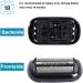53B Shaving Heads for Bra-un Series 5 & 6 Electric Shaver | Poweka - Compatible Precision Shave Includes Brush - Buy Online on GoSupps.com
