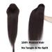 Real Hair Ponytail Extension - 100% Remy Clip-In Braid Natural Black #1B | 16 (40cm) Sego Hair Extensions for Effortless Style - Buy Online on GoSupps.com