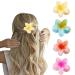 4PCS Large Flower Claw Clip for Women  Cute Hawaiian Flower Hair Clips Hair Accessories for Girls Long Thin Thick Hair free size 4pcs | 1