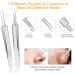 Pimple Popper Tool Kit - UUBAAR 9 PCS Blackhead & Whitehead Remover Tools | Professional Acne Extraction Kit for Facial Nose - Buy Online on GoSupps.com