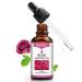 OEWWEX Rose Essential Oil for Face Skin Oil with Vitamin C/E/B3 Retinol Hyaluronic Acid for Smoothing Anti Aging Wrinkles and Moisturizing Skin Body Apply for Aromatherapy and Relaxation 30ml