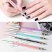 Voarge 5Pcs Two Way Nail Dotting Pen Marbleizing Tool Set Manicure Drill Drawing Nails Brush Pen Double Ended Dotting Tools Set Nail Dotting Painting Drawing Pens - Buy Online on GoSupps.com
